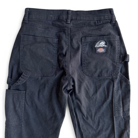 Dickies x Lurking Class Black Cotton Chino Workwear Pants Straight Leg 26" - Picture 4 of 5